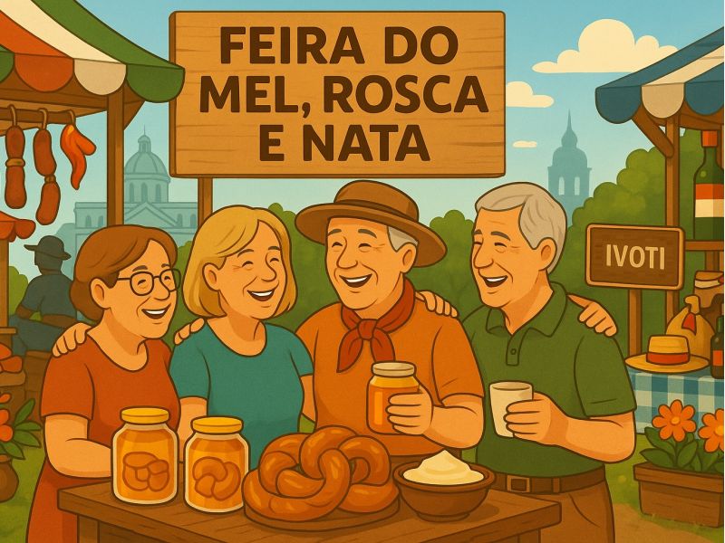 Feira do Mel, Rosca e Nata - Ivoti e Presidente Lucena/RS - 12x Sem juros